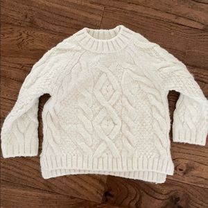 Zara baby cream knit sweater size 12/18month